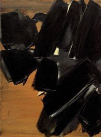Pierre Soulages Gemälde 81 x 60 cm. 21. März 1961