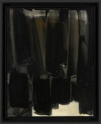 Pierre Soulages Gemälde 92 x 73 cm 9. März 1961