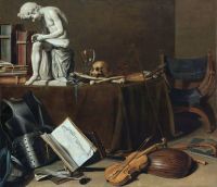 Pieter Claesz Vanitas Stillleben mit dem Spinario 1628