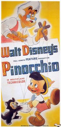 Locandina del film Pinocchio 1940va