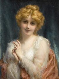 Piot Adolphe A Golden Haired Beauty