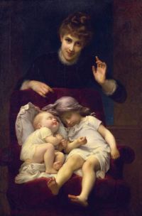 Piot Adolphe Motherhood canvas print