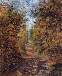 Pissarro A Path In The Woods Pontoise canvas print