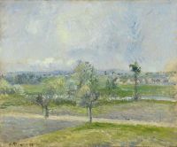 Pissarro Camille Effet De Pluie Au Valhermeil Auvers Sur Oise 1881
