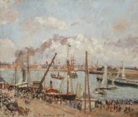 Pissarro Camille L Anse Des Pilotes Apres Midi Temps Ensoleille Le Havre 1903 canvas print