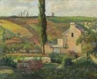 Pissarro Camille La Côte des Mathurins AL Hermitage Pontoise 1876