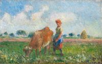 Pissarro Camille La Vachere Ca. 1880