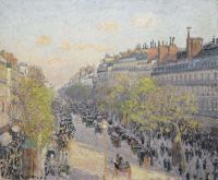 Pissarro Camille Le Boulevard Montmartre Fin De Journee 1897 canvas print