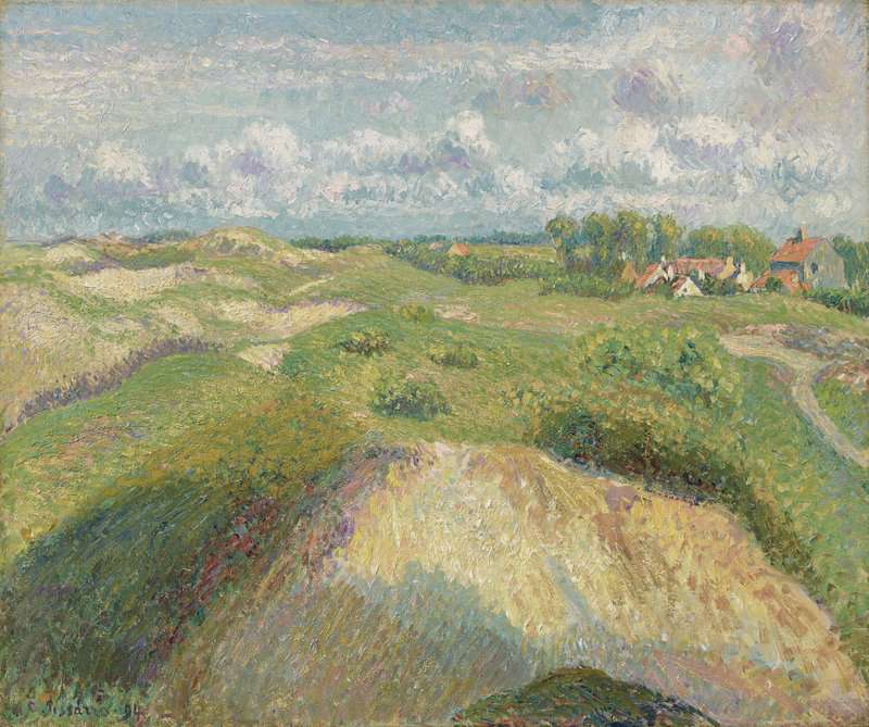 Pissarro Camille Les Dunes A Knokke Effet De Soleil 1894 1902 canvas print