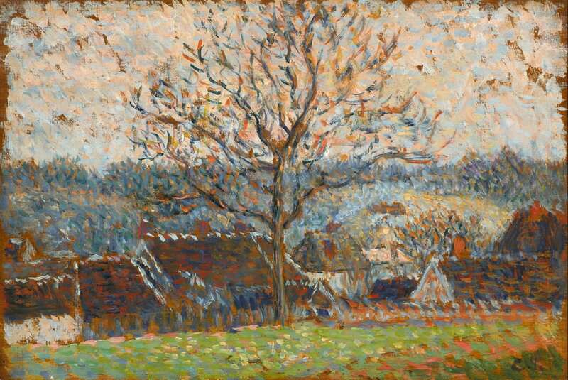 Pissarro Camille Paysage Avec Maisons Environs D Eragny 1888 canvas print
