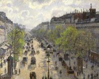 Pissarro Le Boulevard De Montmartre Frühlingsmorgen