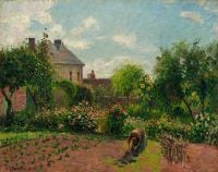 Pissarro The Artist Garden At Eragny canvas print