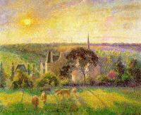 Pissarro Die Kirche und der Bauernhof von Eragny