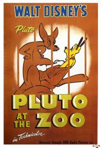 Plutón en el zoológico 1942 póster de película