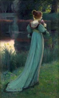 Point Armand Reminiscing By The Pond 1893 canvas print