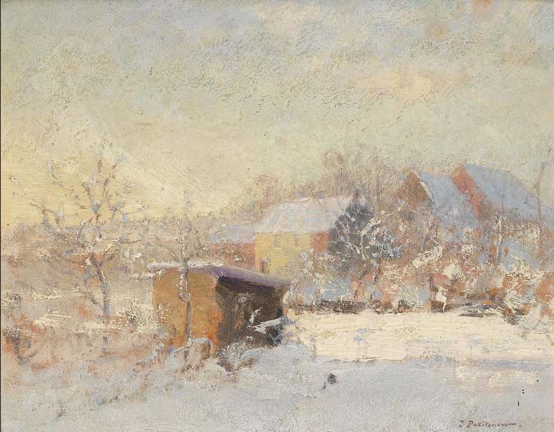 Pokhitonov Ivan Pavlovich Le Poulailler Vu De La Chambre De Boris 1907 13 canvas print