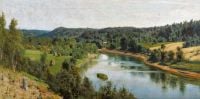 Polenov Vasily Dmitrievich The Oyat River 1883 canvas print