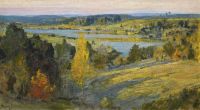 Polenov Vasily Dmitrievich Der Fluss Oka im Herbst