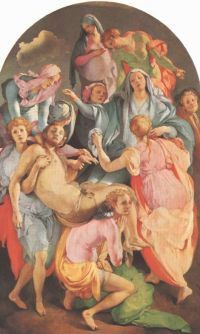 Pontormo Deposition canvas print