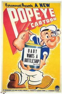 Affiche de film générique de Popeye de 1942