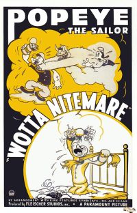 Popeye Wotta Nitemare 1939 póster de película