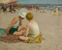 Potthast Edward Henry A Summer Vacation Ca. 1920 25