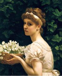 بوينتر إدوارد جون أزهار البازلاء 1890