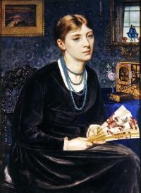 Poynter Edward John Porträt von Louise A Baldwin 1868