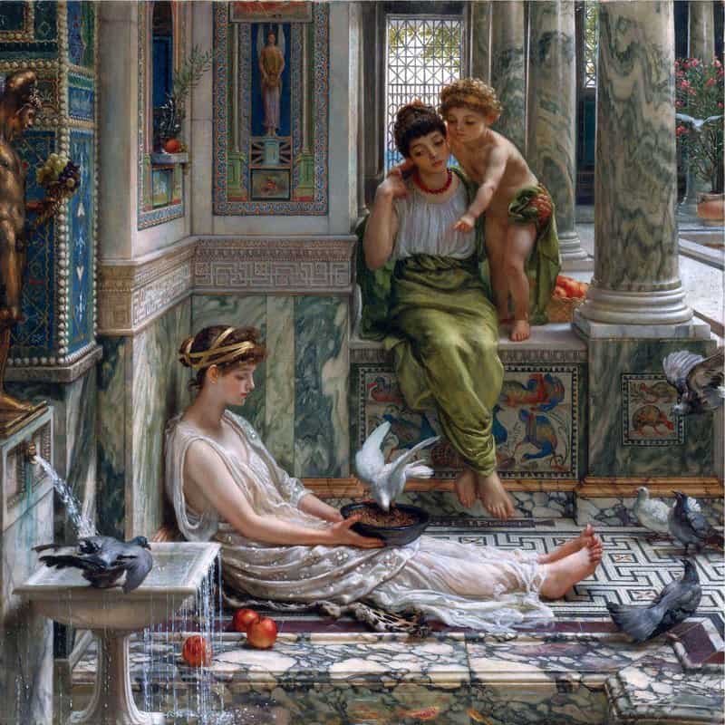 Poynter Edward John The Corner Of The Villa 1889 canvas print
