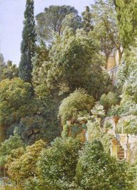 منظر بوينتر إدوارد جون فوق شرفة إيطالية 1901