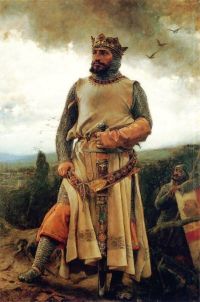 Pradilla Y Ortiz فرانسيسكو صورة للملك ألفونسو الأول من أراغون المقاتل