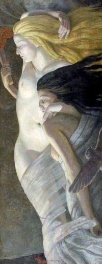 Prins Eugen الليل والمساء Ca. 1930 طباعة قماش