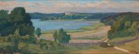 Prins Eugen Sketch For Tyreso Panorama 1908 canvas print