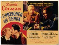 Poster del film Il prigioniero di Zenda 1937