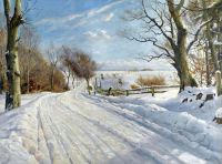 Pryn Harald A Snow Covered Road