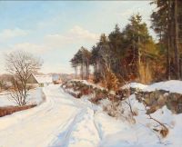 Pryn Harald A Snowcovered Road