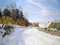 Pryn Harald Snow Covered Landscape