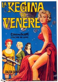 Reina del espacio exterior 1958 Italia póster de película