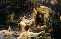 Rae Henrietta Hylas And The Water Nymphs 1902 canvas print