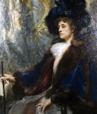 Rae Henrietta Lady Newton 1900 canvas print