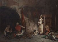 Ralli Theodoros La Captive 1885 canvas print
