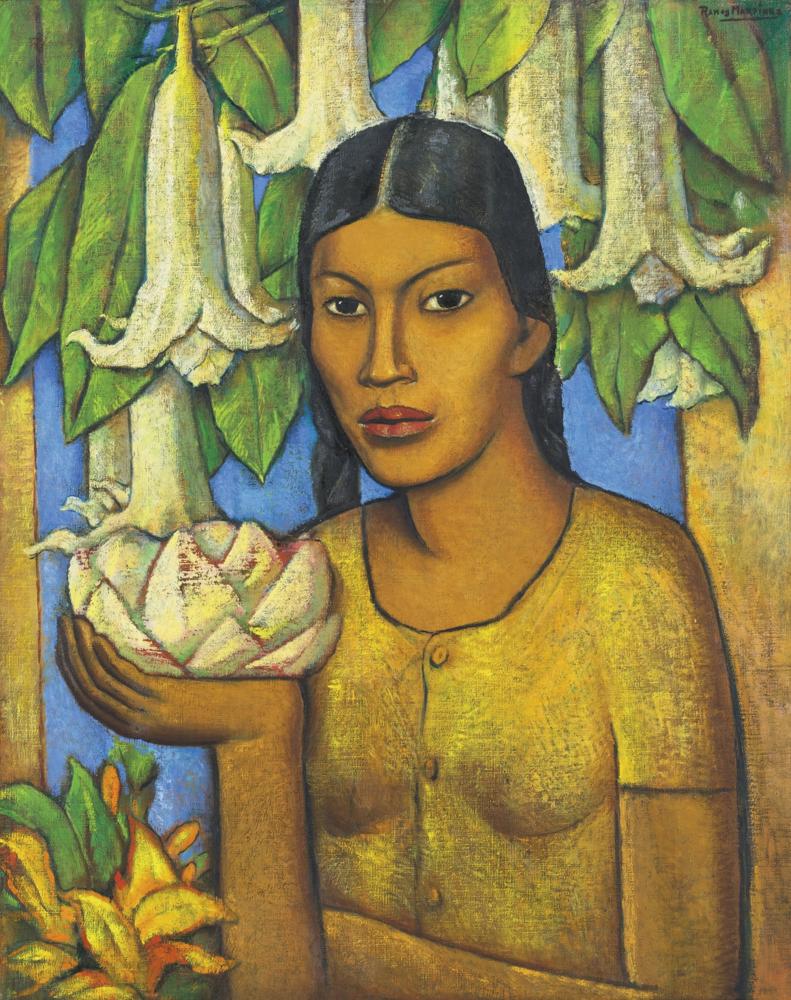 Ramos Marti Nez Alfredo La India De Los Floripondios canvas print