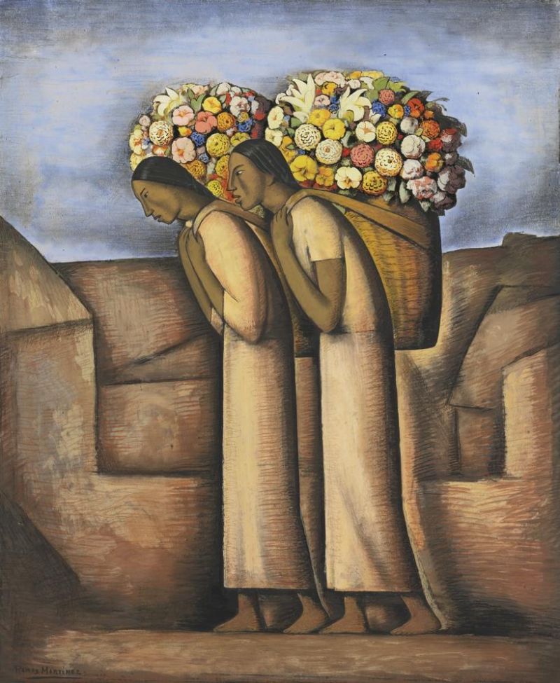 Ramos Marti Nez Alfredo Vendedoras De Flores canvas print