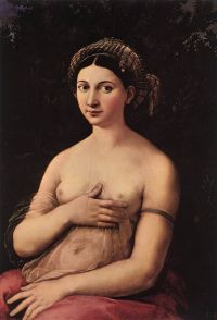 Raphael Portrait Of A Young Woman La Fornarina canvas print