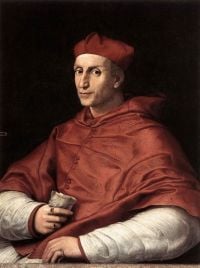 Raphael Portrait Of Cardinal Bibbiena canvas print