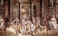 Raphael The Baptism Of Constantine canvas print
