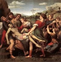 Raphael The Entombment canvas print