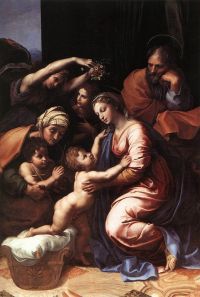 Raphael The Holy Family canvas print