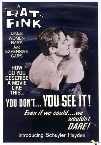 Rat Fink 1965 영화 포스터 캔버스 프린트
