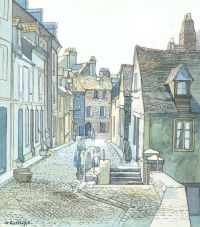 Ratcliffe William Street In Dieppe canvas print